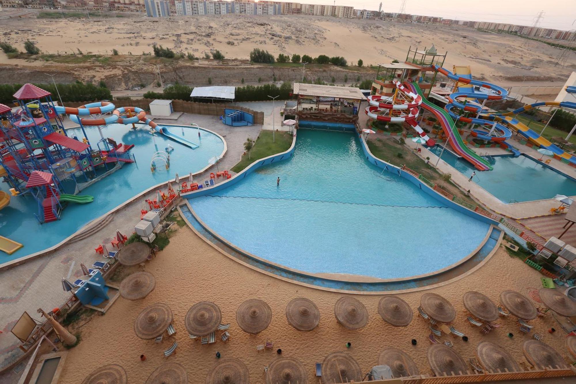 Marina Aqua Park Hotel Assuan Exterior foto