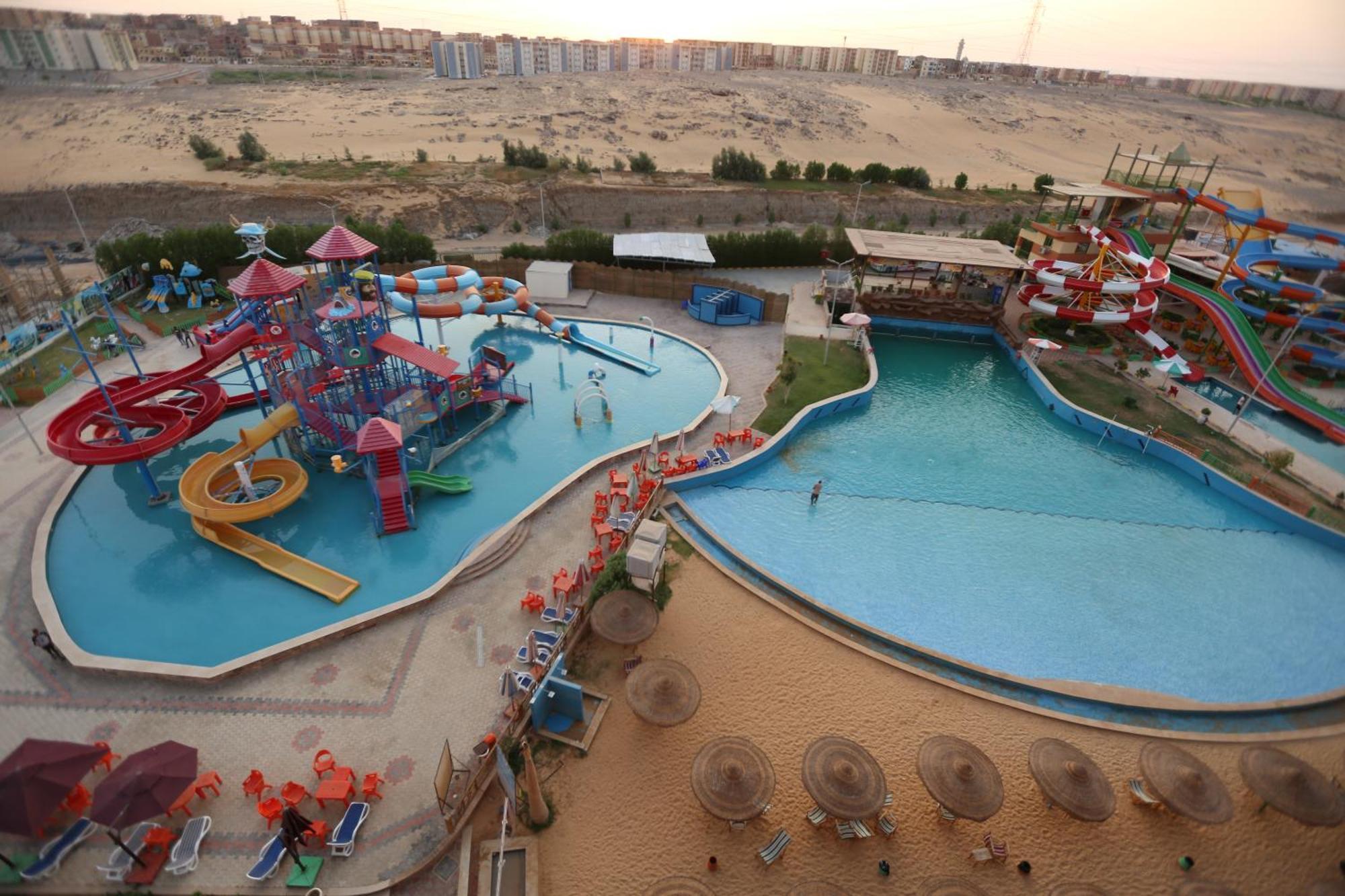 Marina Aqua Park Hotel Assuan Exterior foto